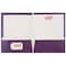 JAM Paper Glossy Laminated Two Pocket Folders, 25ct.